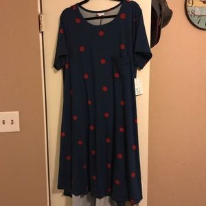 LuLaRoe Dresses - LuLaRoe Carly Swing Dress LuLaRoe Dresses - LuLaRoe Carly Swing Dress